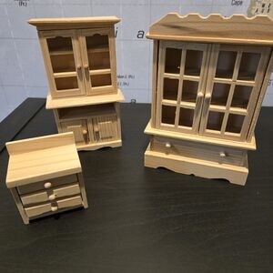 Miniature Wooden Furniture Set